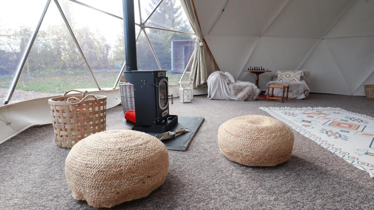 Luxury Dome With Private Wood-Fired Hot Tub Hotell Oxford Exteriör bild