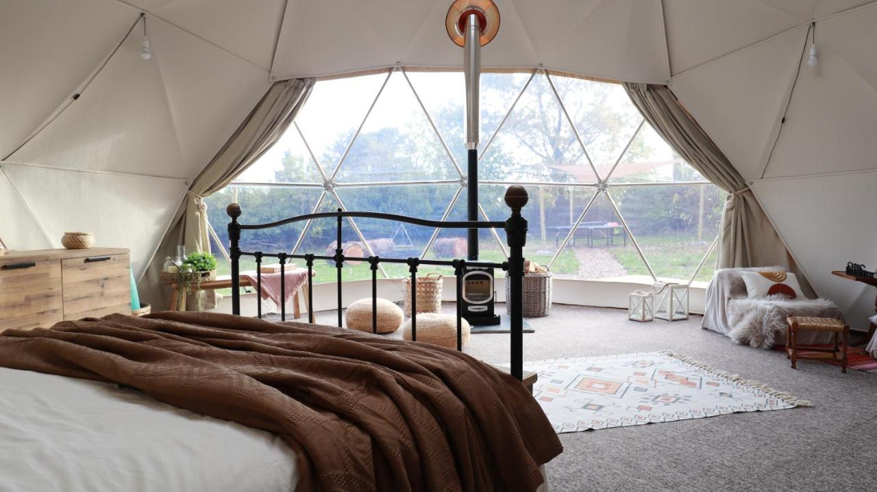Luxury Dome With Private Wood-Fired Hot Tub Hotell Oxford Exteriör bild